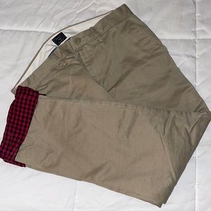 Men’s J Crew Khakis With Plaid Liner (31 W, 32 L)